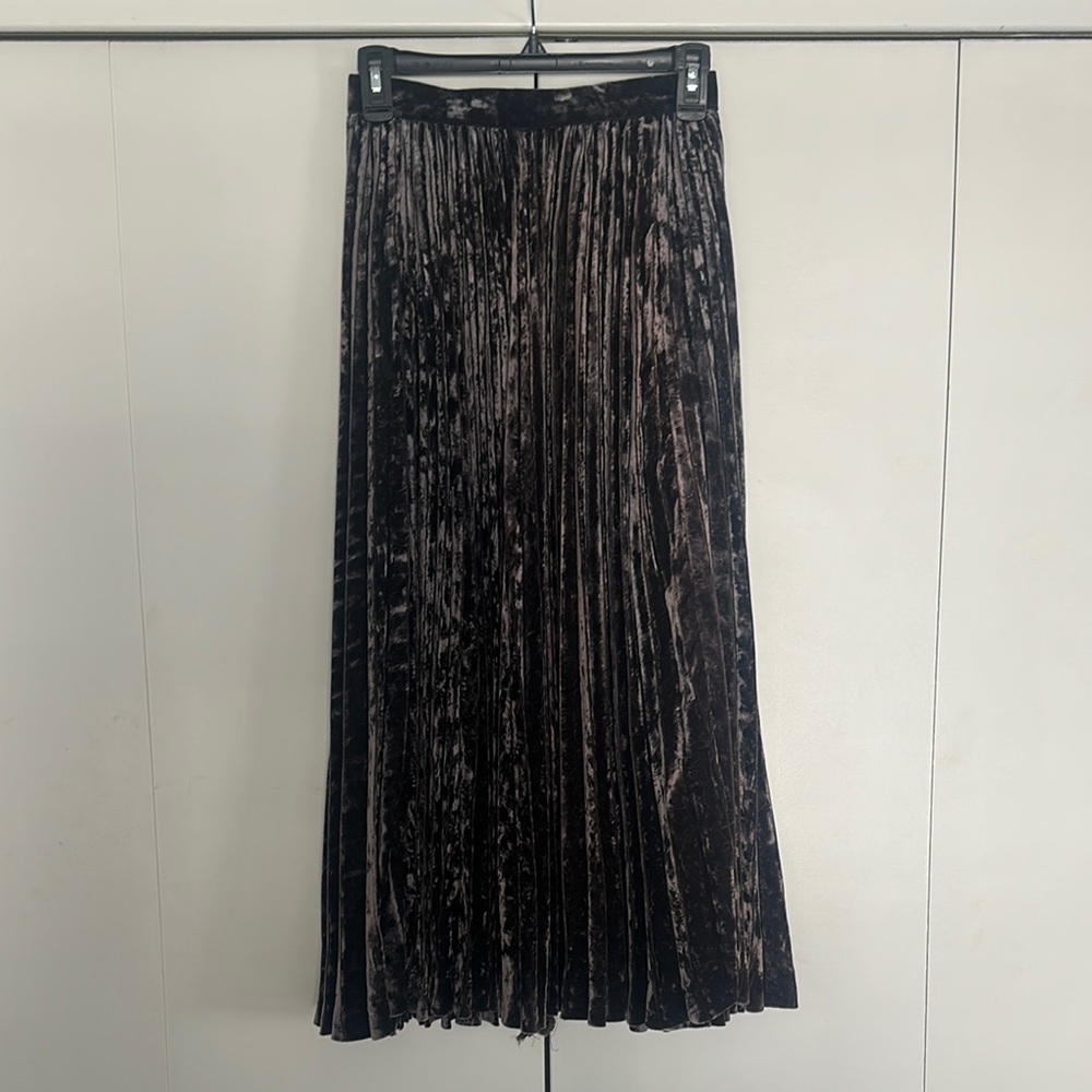 Vintage Saint Laurent Velvet Skirt